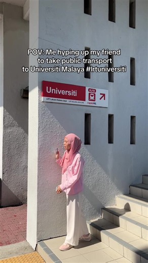 Nak cari cara mudah untuk ke UM? LRT Universiti sebenarnya lebih dekat daripada yang anda sangka. 🚆 Looking for an easy way to get to UM? LRT Universiti is closer than you think. 🚆 #MHSUM2627 #ThisIsUMWOW #UMIsOne #LRTUniversiti