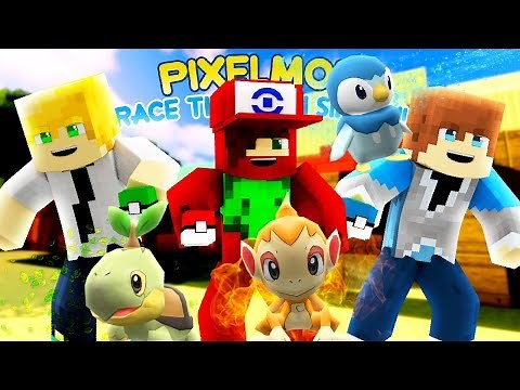 Pixelmon Race Through Sinnoh ★ THE ADVENTURE BEGINS! (Minecraft Pokemon Mod Ep 1)