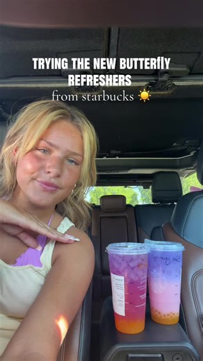 YAYAYA I LOVE SUMMER MENUU i need to try horchata next #fyp #starbucks #drink #fundrink #summermenu