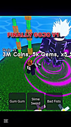 FINALLY GOJO V1 💀 #roblox #fypviral #fypシ #aura