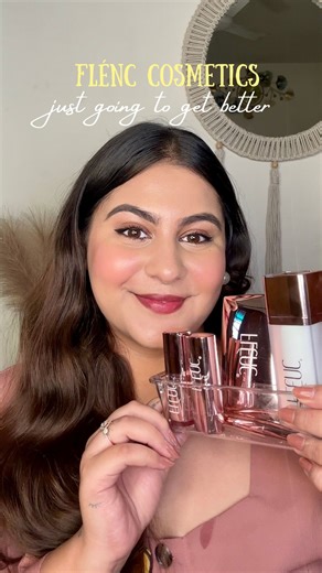 Valine Punamia on Instagram: "The skin is skinninggggg ✨🫶🏻 @flenc.cosmetics is here and for all the good reasons. It’s now time that makeup enhances your natural beauty, and not covers it up !! Wait, don’t even get me started on how beautiful and chic the packaging is. The rose gold metallic finish, with luxurious, and high-performing products inside, it just couldn’t get better. Plus it’s super beginner friendly too ✨ Start shopping now from www.flenccosmetics.com 🛍️ . . . . . #ad #indianbea