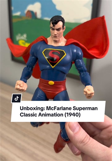 Loving this McFarlane Superman Classic Animation (1940). Great addition to the collection. #supermanfigure #mcfarlanesuperman #supermanclassic #actionfigures #mcfarlane