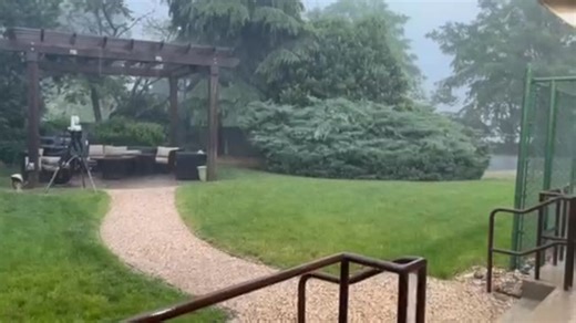 Whoa, it's coming down here at 12 On Your Side! 🌧⛈ Send us your weather photos/videos through the link in our comments! | 12 On Your Side