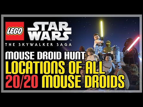 Mouse Droid Hunt LEGO The Skywalker Saga (All Mouse Droids)