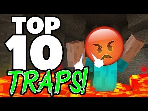 TOP 10 MINECRAFT TRAPS/TROLLS - Top 10
