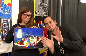 23K views · 1K reactions | Alex Meets Nancy Rourke Paintings at 258 Deaf St. Festival in Denver, Colorado | The Daily Moth | Facebook
