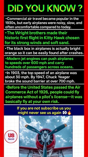 Mind-Blowing Facts About Airplanes and Aviation History