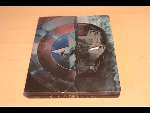 Captain America: Civil War - Best Buy Exclusive Blu-ray SteelBook Unboxing