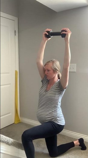 Half-kneeling dumbbell chop/lift