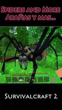 Arañas en Survivalcraft 2 #survivalcraft #survivalcraft2 #survivalcraft #survivalcraftmultiplayer