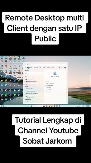 Remote Desktop multi Client #belajarjaringan #sobatjarkom