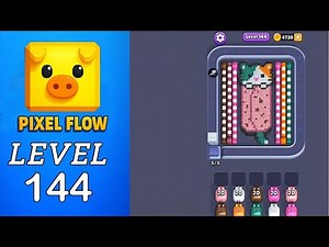 Pixel Flow Level 144 Walkthrough