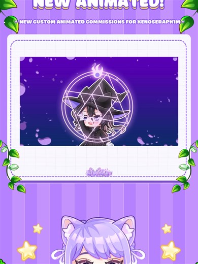 🪽Chibi Fallen Angel Intro Outro🪶 Thank you for choosing Nemu 😻💜 #Nemunekostudio #customdesigns #conceptart #streamer #twitch #commission #vgen #vgencomm #digitalillustration #graphicdesign #vtuber #vgencommission #nemunekogfx #twitchtv #twitchstreamer #animation #chibi #intro #outro