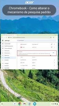 Chromebooks - Como Alterar o Mecanismo de Busca Padrão