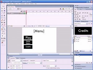 FLASH: Making a Menu