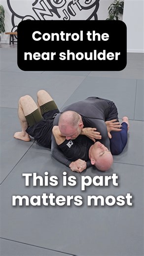 Concept Jiu-jitsu of Clearwater on Instagram: "🧲 Bottom Side Control: V-Grip Shoulder Control! 🧲 Professor Brian explains how to dominate from bottom side control by controlling your opponent's near shoulder with a V-grip—press smart for max leverage: 1️⃣ Form the V-Grip – Grip their shoulder closest to your head with a strong V-shape hold. 2️⃣ Press Direction Key – Aim to drive their armpit toward the top of your head, not upward away from your face. 3️⃣ Why Not Up? – Pushing up is tough agai