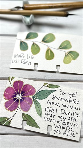 7.1K views · 1.2K reactions | Today marks the final day of the index card-a-day challenge, and I have nearly completed all of my Rolodex watercolor cards! This project has been both enjoyable and beneficial for me, as I can refer back to my Rolodex for inspiration whenever I need it. #indexcardaday #rolodexart #watercolor #arteveryday | Karen Elaine | Facebook