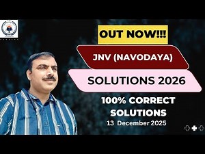 LIVE! JNV Test Solution 2025 🔥 Check Your Score INSTANTLY! Navodaya Full Paper Analysis by ADAS