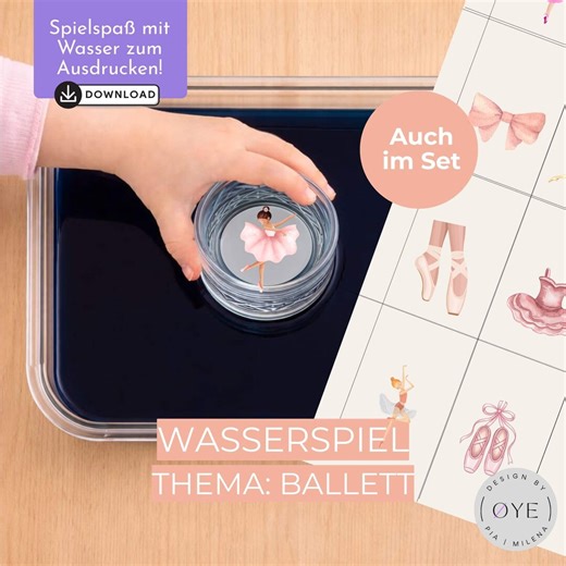 Ballet Learning Game PDF | Montessori Water Game for Children | Language Development in Kindergarten/preschool | Educational Dance Search Game | Ballerina Birthday - Etsy