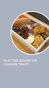 1K views | Platter Board or Change Tray??  If you’re looking for the perfect platter board for your next function, we’ve got you covered! Our Cariboo Change Trays are dual-purpose, however, we would recommend purchasing a new tray to use as your platter board  Shop here ✨ https://edwardsandco.nz/products/florence-change-tray | Edwards & Co | Facebook
