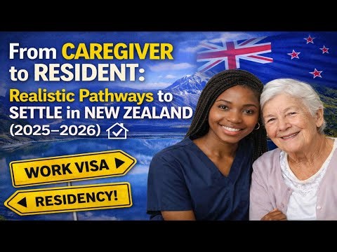 “From Caregiver to Resident: Realistic Pathways to Settle in New Zealand 🇳🇿 (2025-2026)”