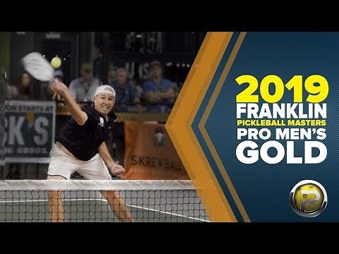 Pro Men's Gold Medal Match from the 2019 Franklin Pickleball Masters