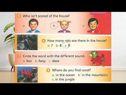 Super Minds - Unit 6 The old house page 81 with answers