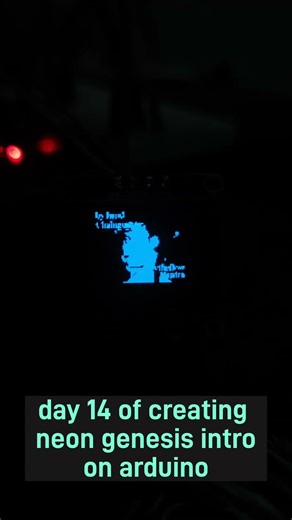 day14 of making cruel angel's thesis on Arduino #fyp #youtubeshorts #anime #coding