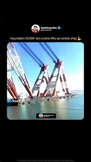 This Crane Can Lift an Entire Ship 😳