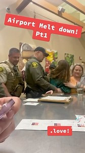 Woman arrested at John Wayne Airport after meltdown inside Vino Volo Santa Ana, California.— Cell phone video captured an arrest inside Vino Volo in Orange County. The woman who can be heard saying her name is Amalia Joy was asked several times by Sheriff deputies to go with them but she would not comply. She can be seen resisting arrest, kicking and spitting on deputies. 📸 TT:@Beer30 #airport #airports #arrest #resistingarrest | Sheniq Videos