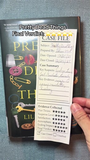 Have you read this one yet? Do you like murder mystery books? Comment down below! Case File Book Review Bookmarks available for digital download in my Etsy 🛍️ for $1! #bookreviews #bookreview #BookTok #booktokfyp #bookishshop