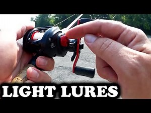 How to Cast Light Lures on a Cheap Baitcaster! Easy Tips for Beginners