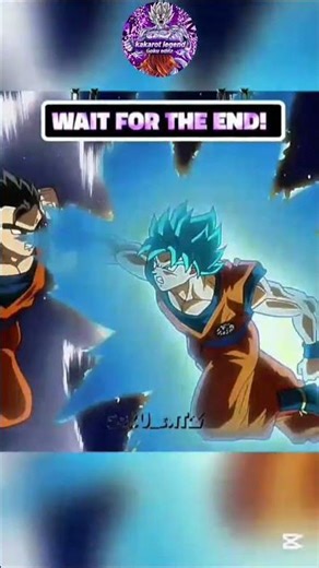 😱Father vs. Son 🤯🔥 Goku vs. Gohan and Goku transforms into Super Saiyan Blue 🩵 Kaioken 🗿🤛😎 #goku