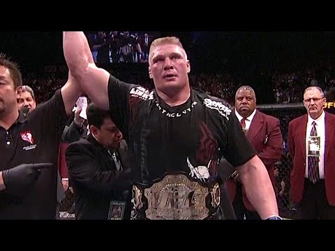 Brock Lesnar Claims Title with Dominant TKO Finish | Crowning Moment 👑