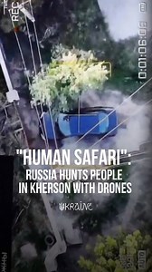 58K views · 15 reactions | Russia is hunting civilians in Kheraon with drones. In September alone, there were over 3,000 drone attacks on civilians in the Kherson region. At least 140 were injured since September, and 10 killed. Russian bloggers call it "a good practice for young drone operators". If that's not genocide, than what is it? | Ukraine / Україна | Facebook