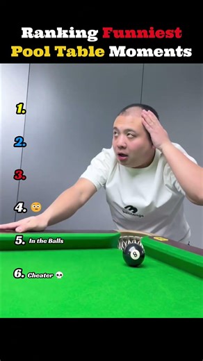 Ranking Funniest Pool Table Moments #funny #reels #ytshorts #fypシ #moments #pooltable