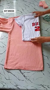 Sweatshirt to Dress 😍 Sweatshirt reuse idea 🤗 #recreation #sewingtutorial #Rework #refashion #refashionedclothing #reuse #upcycling #upcycledclothing #reworkedclothing #diydress #sustainablefashion #misschediy | Miss CHE DIY