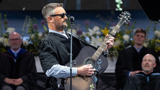 Watch Eric Church's Spring Commencement speech and song | UNC-Chapel Hill