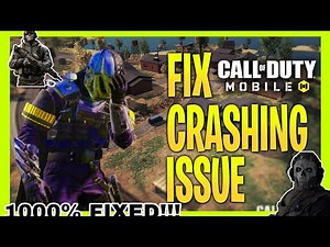 CALL OF DUTY MOBILE : How To FIX Call Of Duty Mobile Crashing In The Middle Of Games ✅