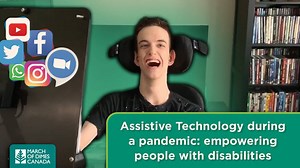 8K views · 68 reactions | We’re happy to highlight National #AccessAbility Week, which is dedicated to inclusion and accessibility. Throughout this week, we’ll discuss how innovation and technology can remove barriers for people with disabilities. We’re proud sponsors of All Access Life’s new video showcasing how technology has empowered Bradley Heaven to continue studying and stay connected with his friends during the pandemic. | March Of Dimes Canada | Facebook