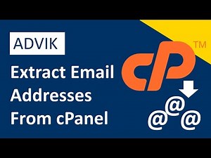 How to Extract Email Addresses from cPanel?