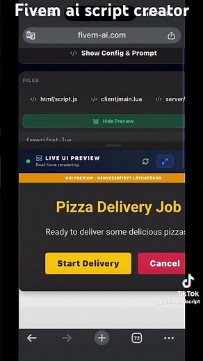 Fivem script creator AI fivem-ai.com #fivem #fivemscripts
