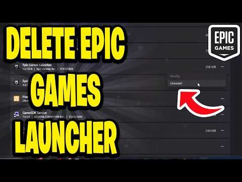 How To Delete Epic Games Launcher