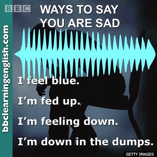 22K views · 826 reactions | How are you feeling today? We hope you're feeling happy, but if you're not... here are some ways to express that you’re feeling sad. #learnenglish #bbclearningenglish #vocabulary #mood #emotions #feeling #sad #listening #ESL #Vocab #efl #english #learnenglish #feelingblue | BBC Learning English | Facebook