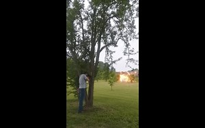 Watch This Guy Blow Up a Fridge Filled with Explosives and Almost Die