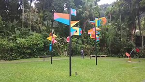 Miró and Calder's works of art in dialogue in an exhibition in Rio de Janeiro, Río de Janeiro, BR - 19 Aug 2022