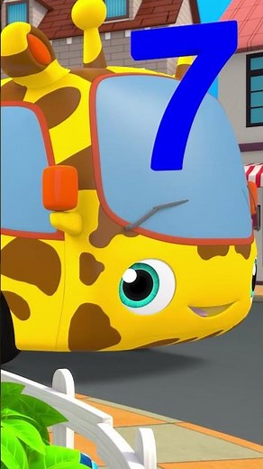 1 to 10 Little Buses 🚌 Colorful Counting Song for Kids #Buses #KidsLearning #LittleBabyBum