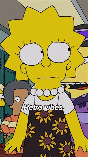 lisa tries out a new look 😅 #thesimpsons