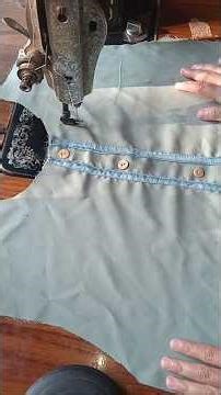 Cara mudah menjahit variasi lis pada baju #sewing #tipsandtricks #sewingtutorial #shorts #fyp
