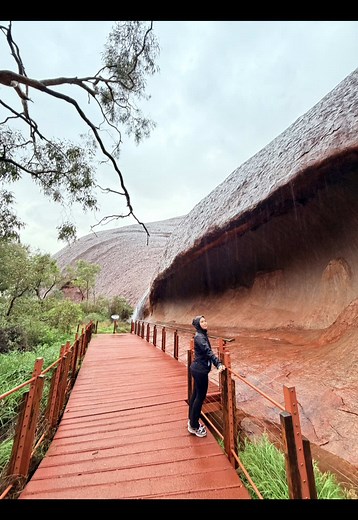 Unforgettable Birthday Adventure at Uluru in the Rain